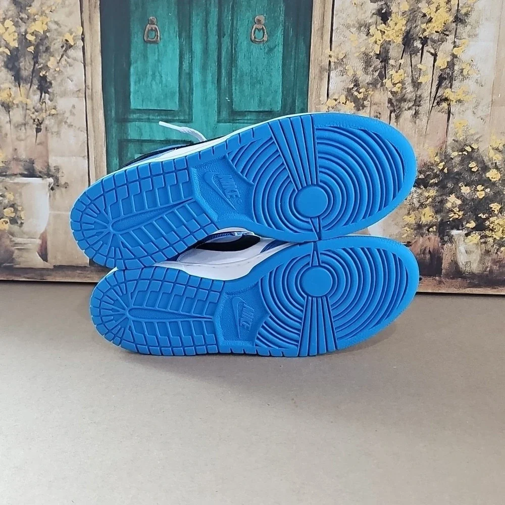 Nike‎ Dunk Low GS Photo Blue/White/Black FV7021-400 Unisex  Size 6.5